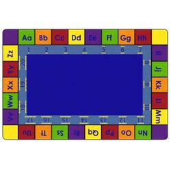 Image for Childcraft ABC123 Border Carpet, Rectangle from School Specialty