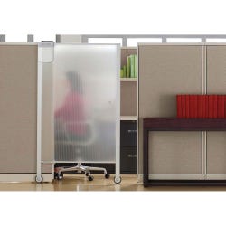 Image for Quartet Workstation Privacy Screen, 38 x 64 Inches, Gray from School Specialty