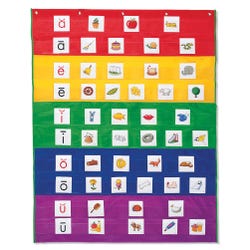 Image for Learning Resources Rainbow Pocket Chart, 33-1/2 x 42 Inches from School Specialty