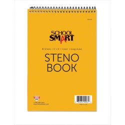 Image for School Smart Gregg Ruled Steno Notebook, 6 x 9 Inches, Green, 80 Sheets from School Specialty
