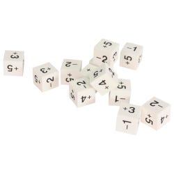 Image for Achieve It! Foam Dice, Positive and Negative Numbers, 6 Sided, Set of 12 from School Specialty