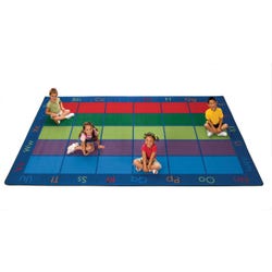Image for Carpets for Kids Colorful Places Seating Carpet, 8 Feet 4 Inches x 13 Feet 4 Inches, Rectangle, Multicolored from School Specialty
