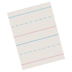 School Smart Zaner-Bloser Paper, 7/8 Inch Ruled, 10-1/2 x 8 Inches, 500 Sheets 085330
