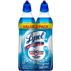Image for Lysol Hydrogen Peroxide Toilet Cleaner, 24 Ounces, Cool Spring Breeze Scent, 2 Count, Pack from School Specialty