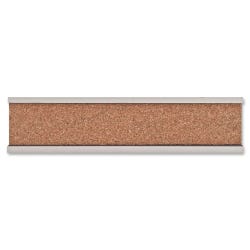 Image for Advantus Map Rail, 2 x 96 Inches, Brown from School Specialty