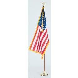 Annin Nylon USA Indoor State Flag with Pole Stand, 3 X 5 ft, Item Number 864633