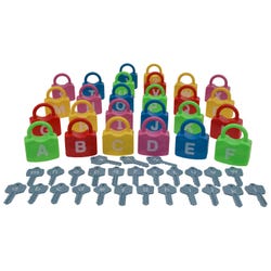 Image for Childcraft Manipulative Alphabet Learning Locks, Set of 52 from School Specialty
