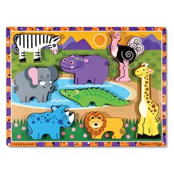 Melissa & Doug Safari Chunky Puzzle Item Number 082694
