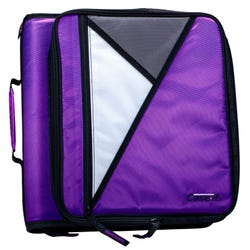 Image for Case·it Universal Laptop Zipper Binder, O-Ring, 2 Inches, Deep Purple from School Specialty