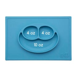Image for ezpz Happy Mat,15 x 10 x 1 Inches, Blue from School Specialty