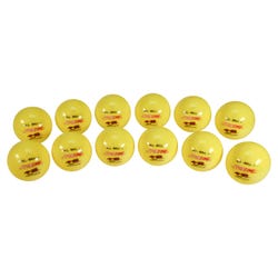 Image for Sportime Inflatable All-Balls, Multi-Purposes, 3 Inches, Yellow, Set of 12 from School Specialty