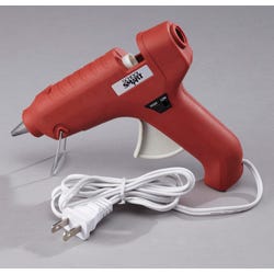 School Smart Full Size Standard Dual Temperature Glue Gun, 40 Watt, Red, Item Number 1597455