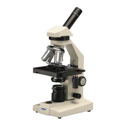 Image for Frey Scientific Student Microscope - Monocular Head - 4x, 10x, 40xR, 100xR Objectives - LED Illumination from School Specialty