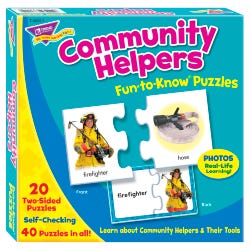 Image for Trend Enterprises Community Helpers Puzzle Set from School Specialty