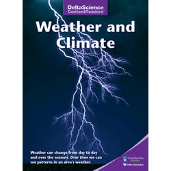 Delta Science Content Readers Weather and Climate Purple Book, Pack of 8, Item Number 1278137