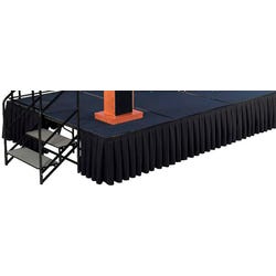 Image for National Public Seating Stage Skirting, Box Pleat from School Specialty