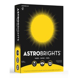 Image for Astrobrights Premium Color Paper, 8-1/2 x 11 Inches, Solar Yellow, 500 Sheets from School Specialty