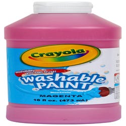 Image for Crayola Washable Paint, Magenta, Pint from School Specialty