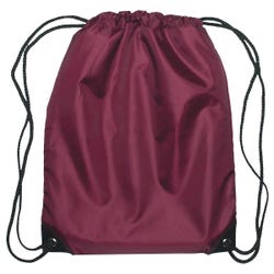 Image for Drawstring Sports Backpack, Maroon from School Specialty