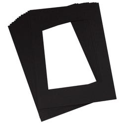 Image for Pacon Pre-Cut Mat Frames, 9 x 12 Inches, Black, Pack of 12 from School Specialty