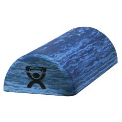 Image for CanDo Half Round Foam Roller, 6 x 12 Inches, Blue Marble from School Specialty