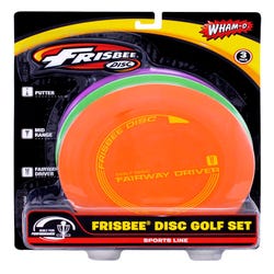 Image for Wham-O Frisbee Flying Disc Golf, Set of 3 from School Specialty