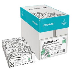 LetterMark Multi-Purpose Paper, 20 lb, 8-1/2 x 14 Inches, Green, Pack of 500, Item Number 2095597