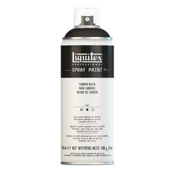 Image for Liquitex Water Based Professional Spray Paint, 400 ml Aerosol Can, Carbon Black from School Specialty