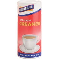Image for Genuine Joe Non-Dairy Powdered Creamer with Reclosable Lid, 12 oz Canister, Pack of 3 from School Specialty