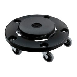 Image for Rubbermaid Twist Brute Round Dolly, 350 lb, Plastic, Black from School Specialty
