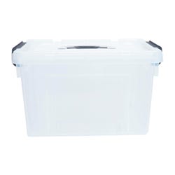 Image for SpaceExpert S Small Storage Boxes with Lid, 23 Quarts, Translucent, Each from School Specialty