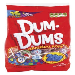 Image for Dum Dums Original Pops Candy, Assorted Colors, Pack of 200 from School Specialty