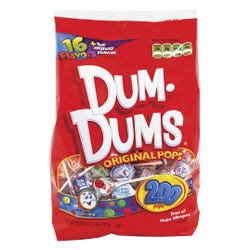 Image for Dum Dums Original Pops Candy, Assorted Colors, Pack of 200 from School Specialty