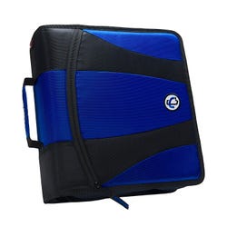 Image for Case·it Dual Ring Zipper Binder, D-Ring, 2 Inches, Blue from School Specialty