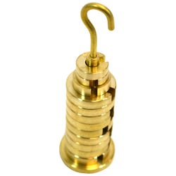 EISCO Brass Slotted Set of Masses on Hangers, Item Number 2010958