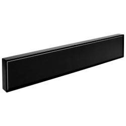 Image for Lorell Snap Plate Architectural Sign, 10 x 2 x 3/5 Inches, Black from School Specialty