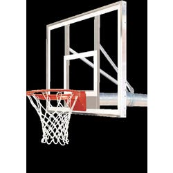 Image for Bison Gooseneck 5-9/16 In Mega Duty Unbreakable Polycarbonate Rectangle Playground Basketball System from School Specialty