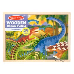 Melissa & Doug Dinosaur Wooden Jigsaw Puzzle, 24 Pieces Item Number 2099022