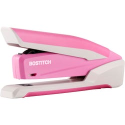 Image for Bostitch inCOURAGE Compact Desktop Stapler, 20 Sheet Capacity, Pink/White from School Specialty