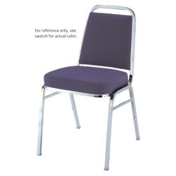 Image for KFI Stackable Chair, Vinyl, 17-1/2 x 22 x 33 Inches, Navy, Chrome Frame from School Specialty