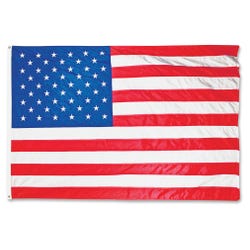 Advantus Heavyweight Nylon Outdoor U.S. Flag, 5 x 8 ft, Item Number 1564730