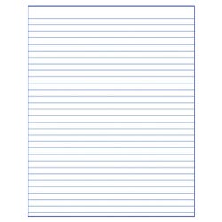 Lined Paper, Primary Ruled Paper, Item Number 038777