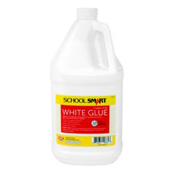 School Smart White School Glue, 1 Gallon 2124031