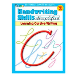Image for Essential Learning Products Learning Cursive Writing Workbook, Grade 3 from School Specialty