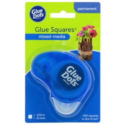 Image for Glue Dots Dot N Go Permanent Glue Squares, 3/16 Inch, Pack of 450 from School Specialty
