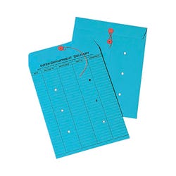Image for Quality Park Inter-Departmental Envelopes, 10 x 13 Inches, Blue, Box of 100 from School Specialty