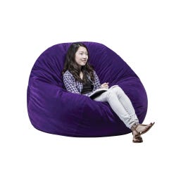 Image for Abilitations Wipeable FluffChair, Large, 60 x 60 x 36 Inches, Purple from School Specialty