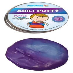 Image for Abilitations Abili-Putty, Color Changing, 4 Ounces, Blue/Purple from School Specialty