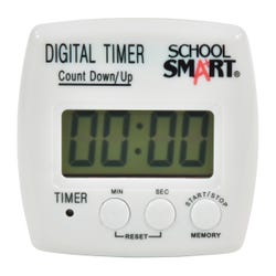 Image for School Smart Big Display Digital Timer, Battery Operated from School Specialty