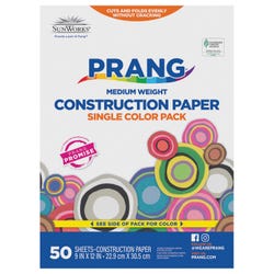 Image for Prang Medium Weight Construction Paper, 9 x 12 Inches, Brown, 50 Sheets from School Specialty